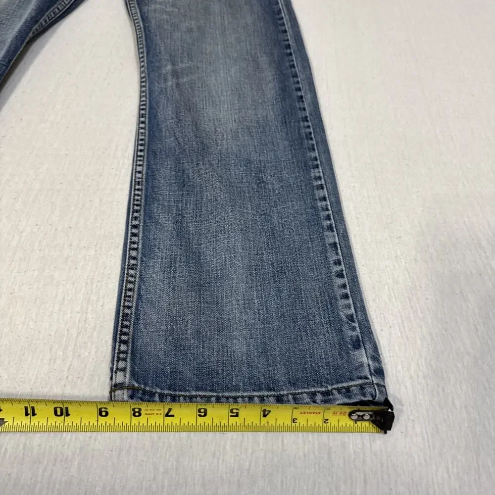 Diesel Straight Mens 32x32 Blue Jeans Wash Cowboy Western Nice Fade EUC
